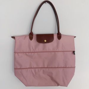 Longchamp ‘Le Pliage’ Large Expandable Tote -Pinky